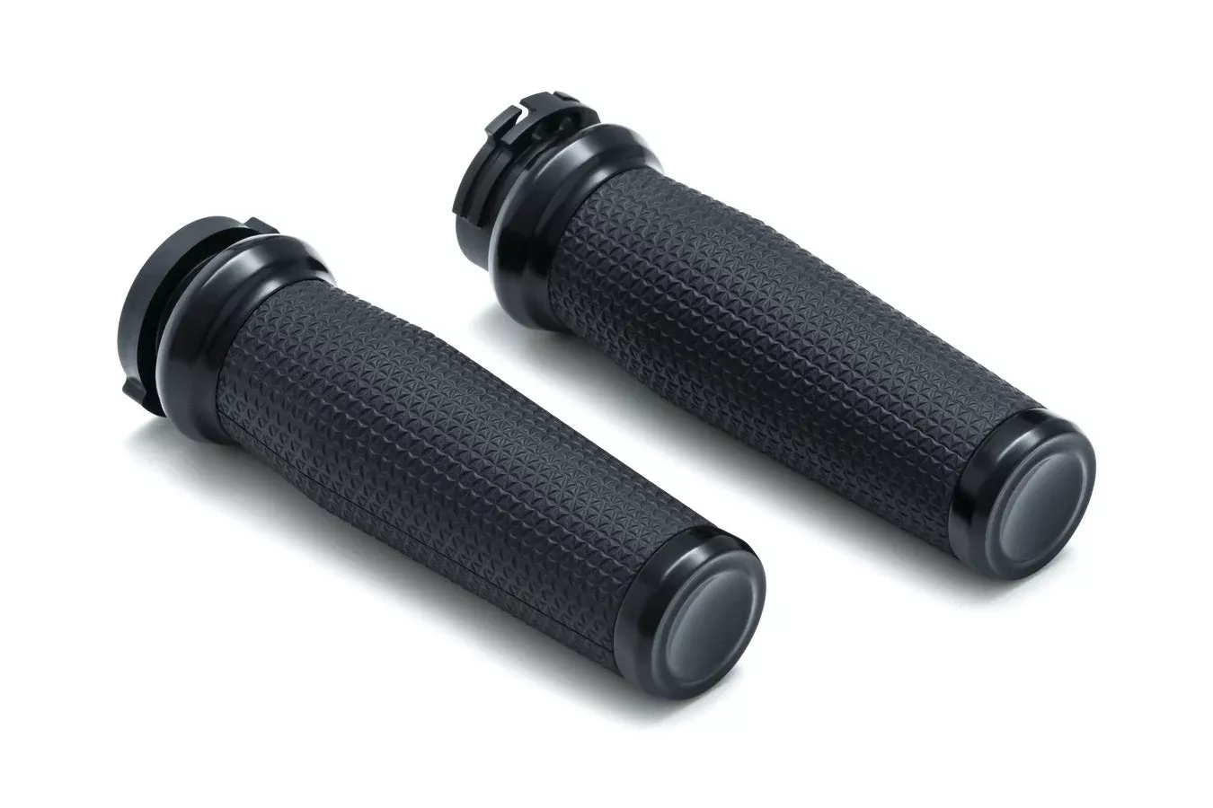 Kuryakyn 5943 Black Thresher Grips Harley TBW Electronic Throttle 08-19 Harley