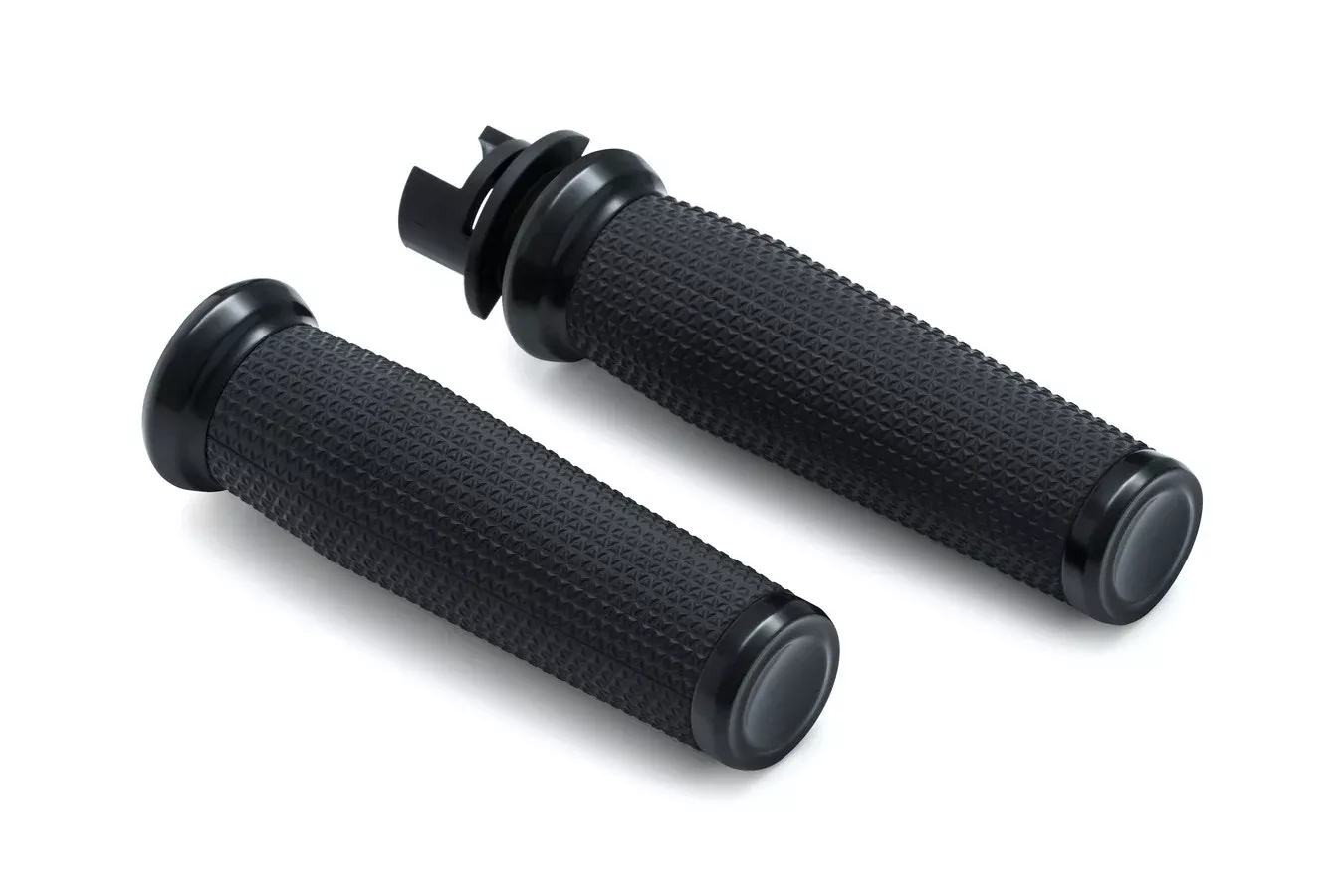 Kuryakyn 5945 Satin Black Thresher Grips 14-17 Indian Chief
