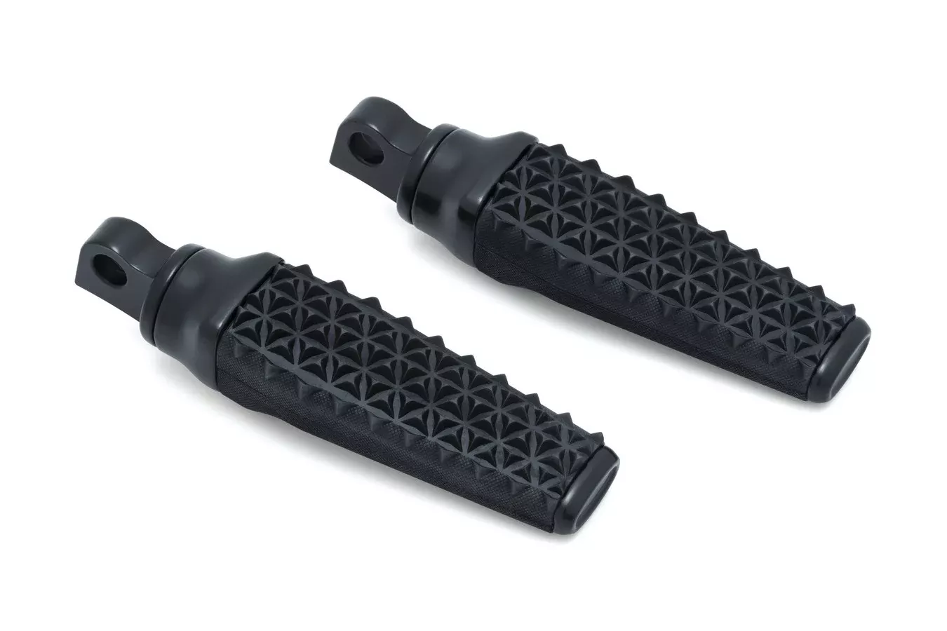Kuryakyn 5953 Satin Black Thresher Pegs Harley Male Mount Fit