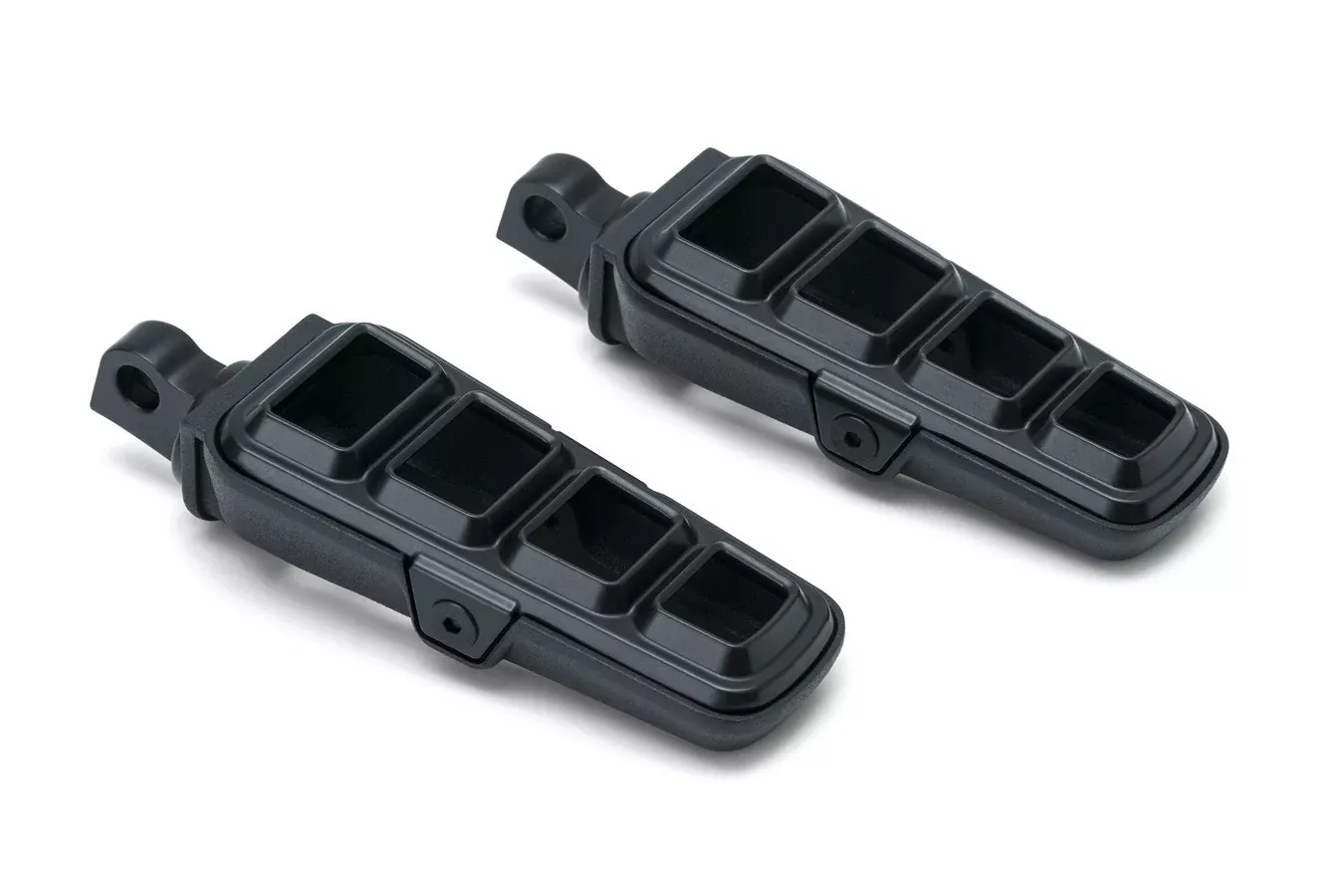 Kuryakyn 6667 Black Dillinger Foot Peg w/Adapter Universal Harley Fit