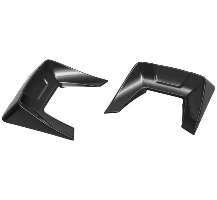 Kuryakyn 7067 Gloss Black Speedform Saddlebag Lid Spoilers 14-19 Harley Touring