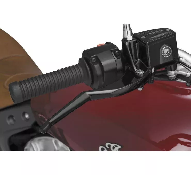 Kuryakyn 7136 Gloss Black Legacy Brake and Shift Levers 15-16 Indian Scout