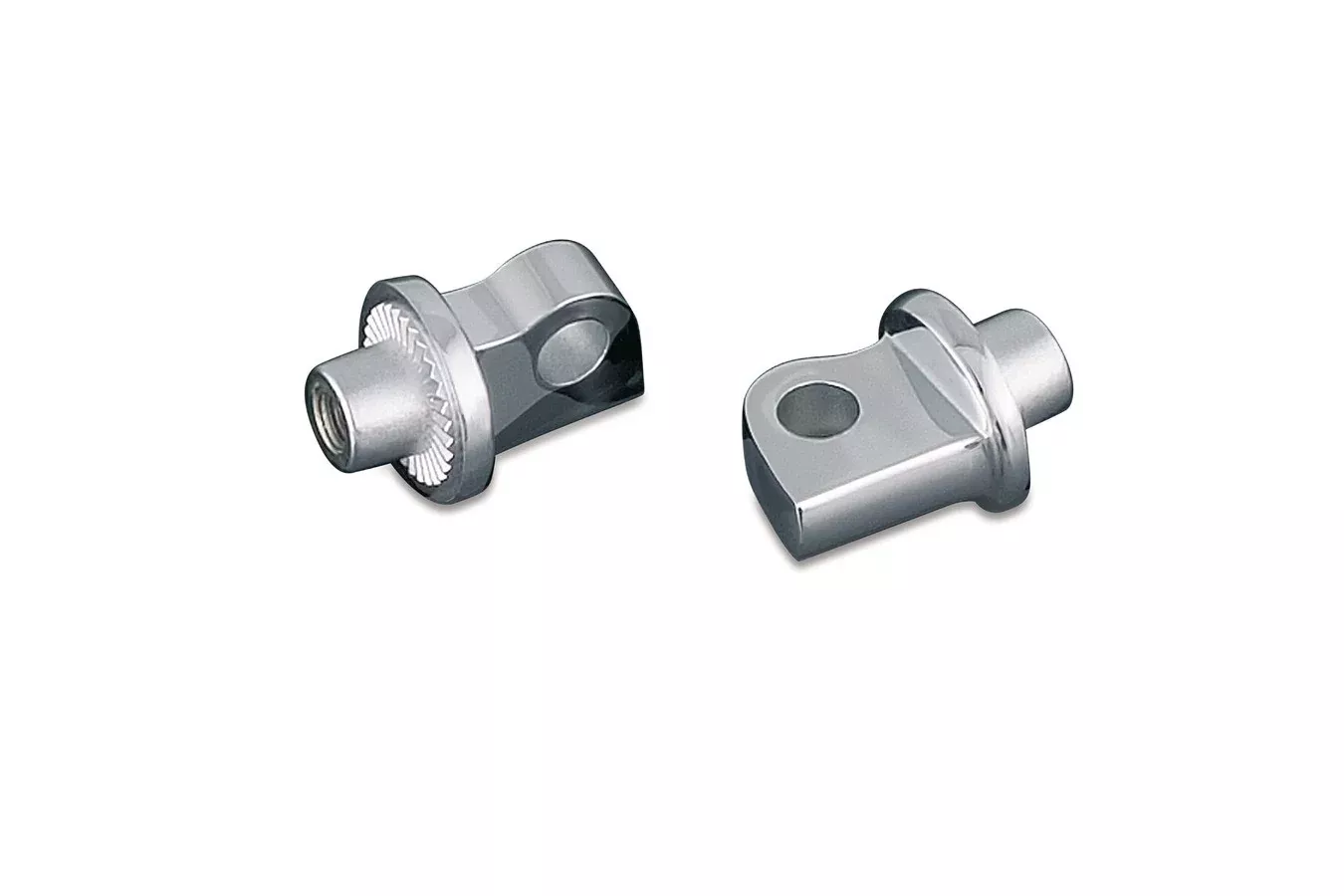 Kuryakyn 8881 Chrome ISO Peg Adaptor Replacement Parts Harley Male Mount