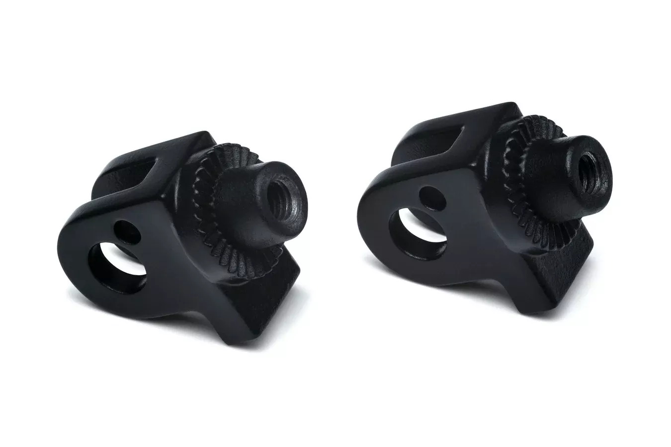 Kuryakyn 8905 Satin Black Splined Peg Adapters Front or Rear Triumph Models