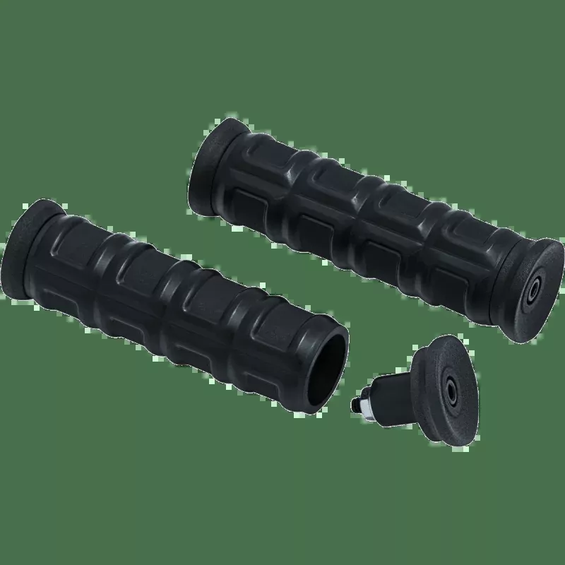 Kuryakyn Dillinger Grips For 1" Bars, Satin PN 6677