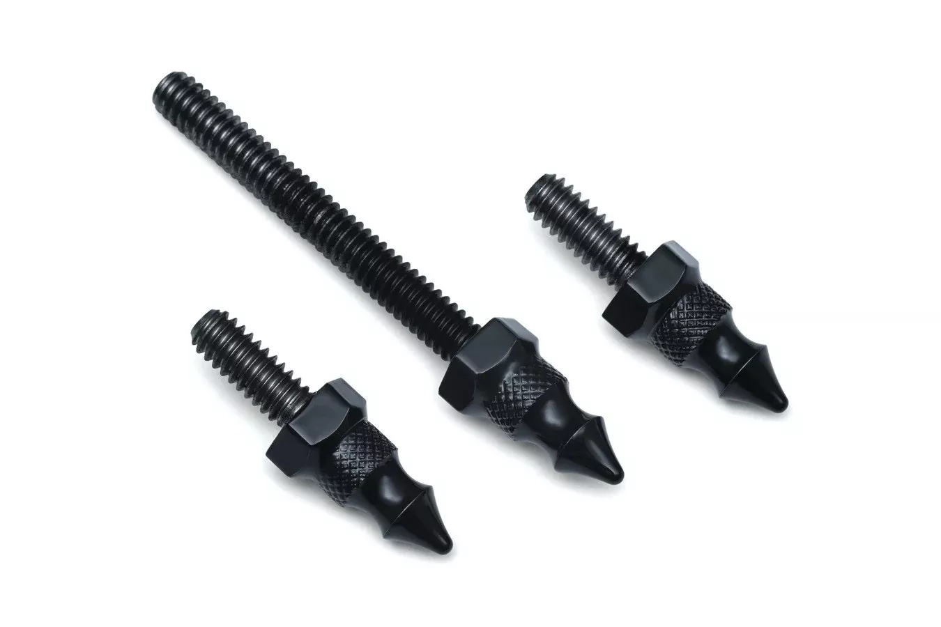 Kuryakyn Gloss Black 5714 Windshield Mounting Spikes for Harley FLHT/FLHX 14-23