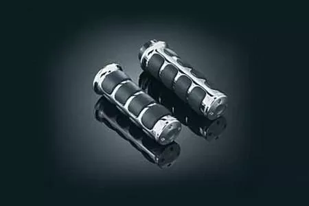 Kuryakyn Iso-Grips With Chrome Accent Ringsfor Rebel 250 (All)