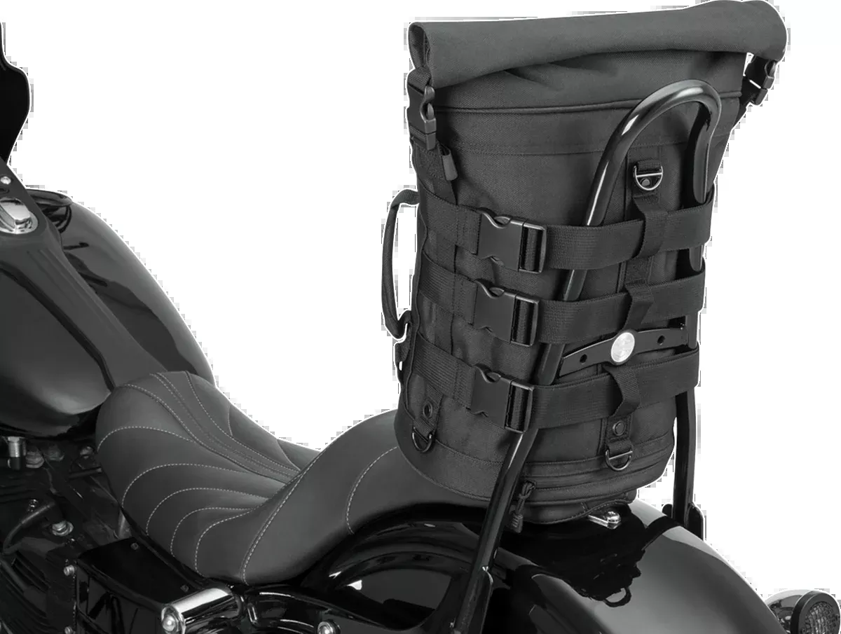 Kuryakyn Momentum Deadbeat Rear Universal Motorcycle Sissy bar Duffle Bag Harley