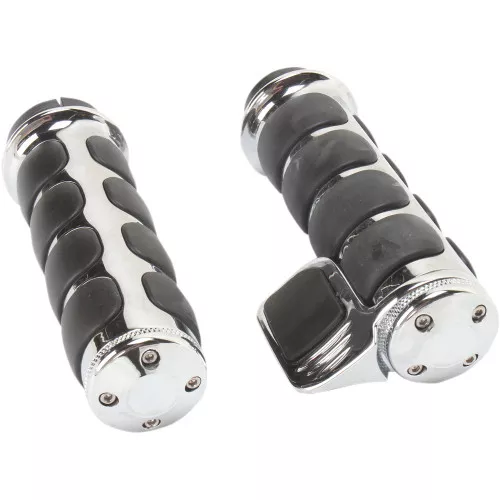 Kuryakyn Premium ISO-Grips with Contoured Throttle Boss for Harley Electronic Throttle