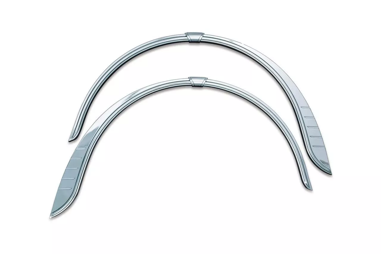 Kuryakyn Rear Fender Flares for Harley Davidson '09-19 FLHTCUTG Tri Glide UItra Classic & ’10-11 FLHXXX Street Glide Trikes