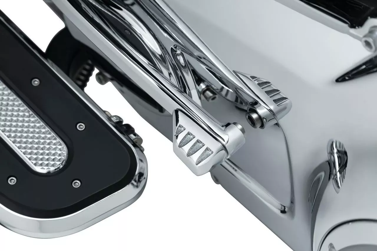 Kuryakyn Switch-Shift Lever for '07-Up Harley Davidson Touring, '09-20 Trikes & '07-17 FL Softail Models - Chrome or Black