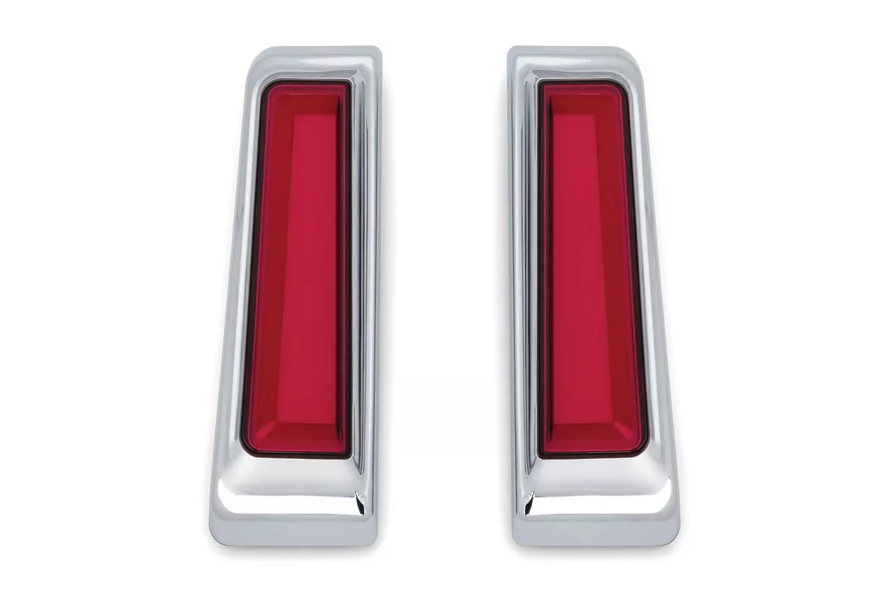 Kuryakyn Tracer L.E.D. Inserts for Saddlebag Supports '14-23 Harley Davidson Touring Chrome or Black