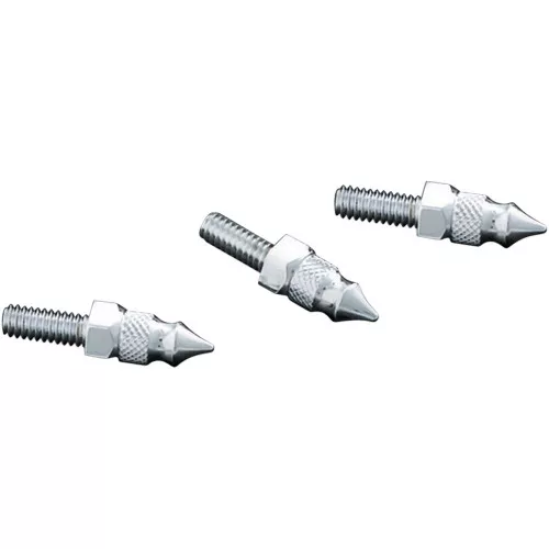 Kuryakyn Windshield Spike Kit for 1996-2013 Harley Touring - Chrome