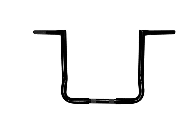 L.A. Choppers Twin Peaks 1 1/4 inch Handlebars for ’96-23 FLHT and FLHX Models -14 inch Black