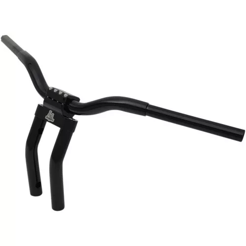 LA Choppers 1-1/4" Pullback Kage Fighter 11" T-Bar Handlebars - Gloss Black