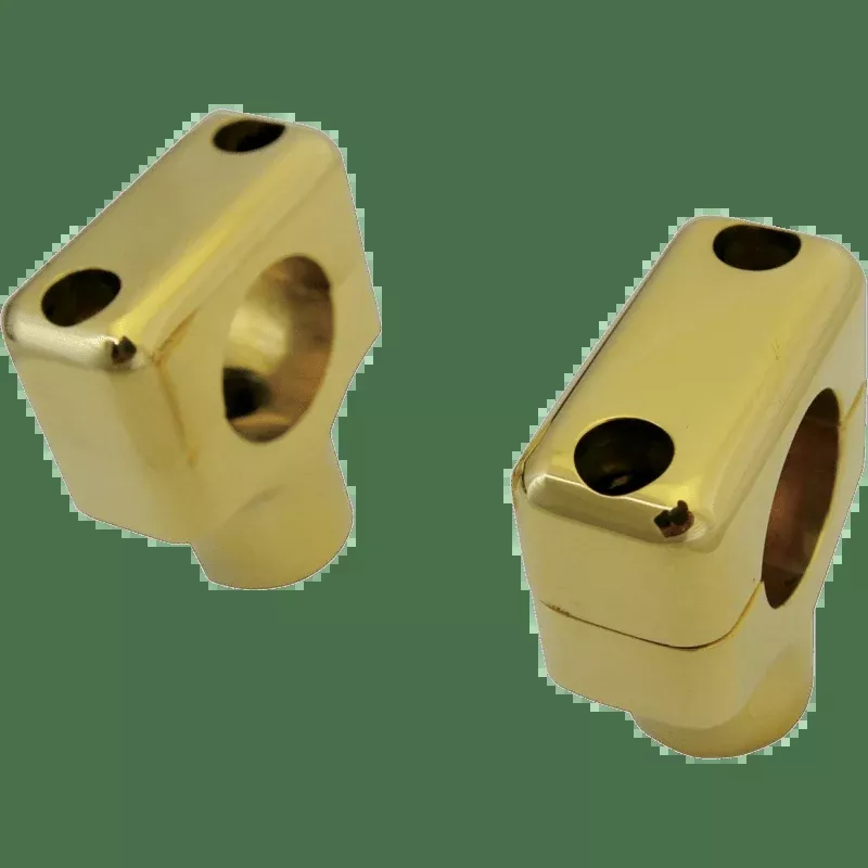 LA Choppers 1.5" Polish Brass Risers PR