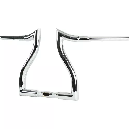 LA Choppers 12" Hammerhead Handlebars for 2024 Harley Road Glide - Chrome