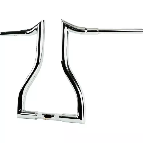 LA Choppers 16" Hammerhead Handlebars for 2024 Harley Road Glide - Chrome