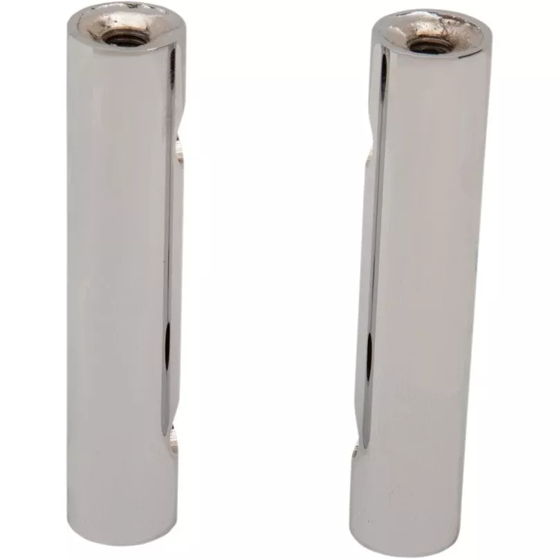 LA Choppers LA-7335-06R Chrome 6" Straight Handlebar Risers 1-1/4" Dia. Harley