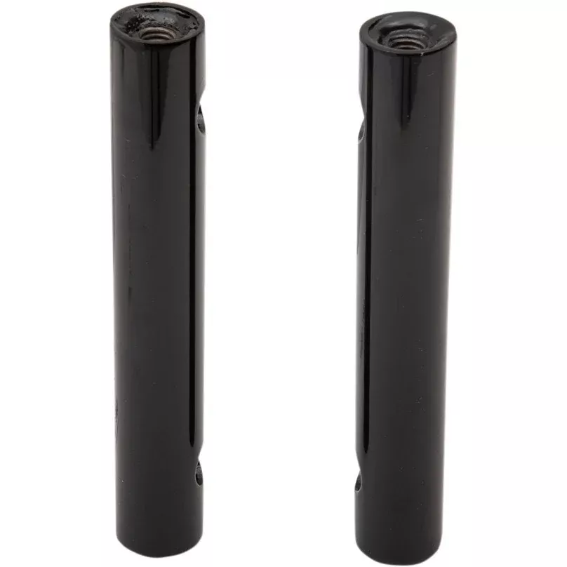 LA Choppers LA-7335-08RB Gloss Black 8" Straight 1-1/4" Handlebar Risers Harley