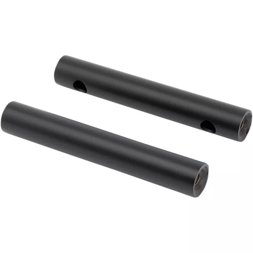 LA Choppers LA-7335-08RM Flat Black 8" Straight 1-1/4" Handlebar Risers Harley
