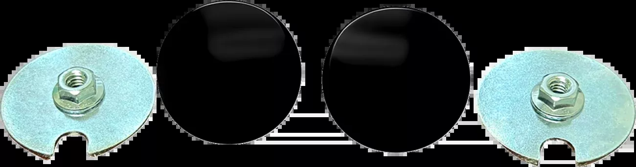 La Choppers Matte Black Fairing Mirror Hole Plugs 2023-2026 Harley Street Glide