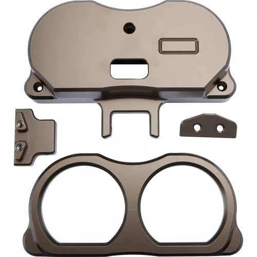 LA Choppers Performance Riser Dual Gauge Mount for 2015-2023 Harley Road Glide - Bronze