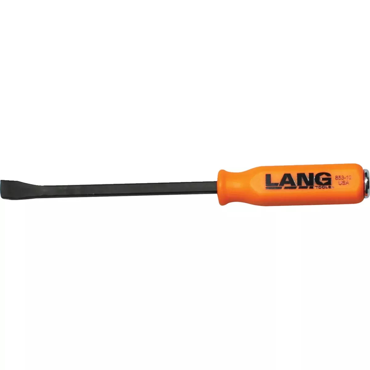 LANG TOOLS 3850-0625 853-12 Curved Pry Bar with Striking Handle Pry Bar with Striking Handle - Curved Tip - 12"