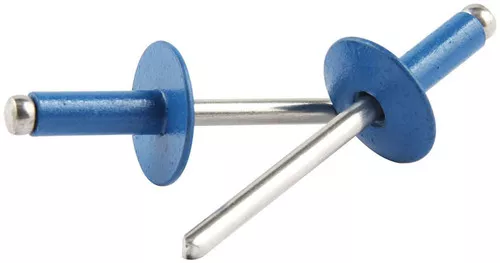 Large Head Rivet Blue Aluminum 250pk Pepsi ALL18175