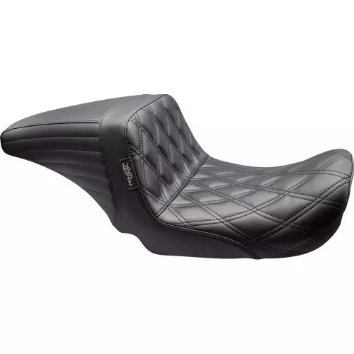 Le Pera Kickflip Up front Seat for 2006-2017 Harley Dyna - Double Diamond