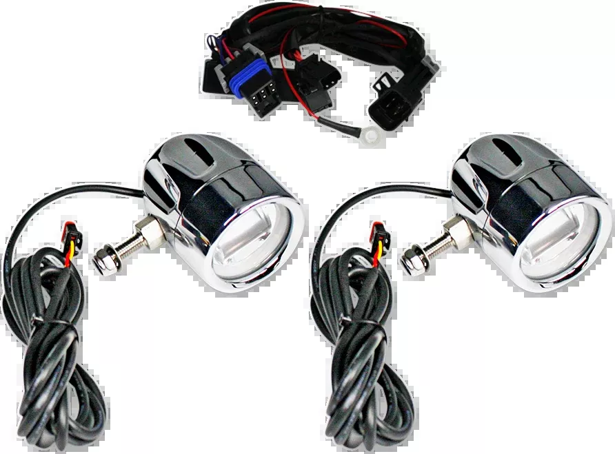 LED Fog Light - Indian - Chrome