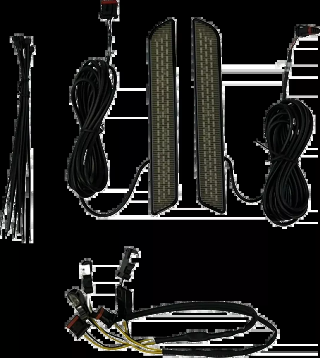 LED Fork Reflector - Smoke Lens