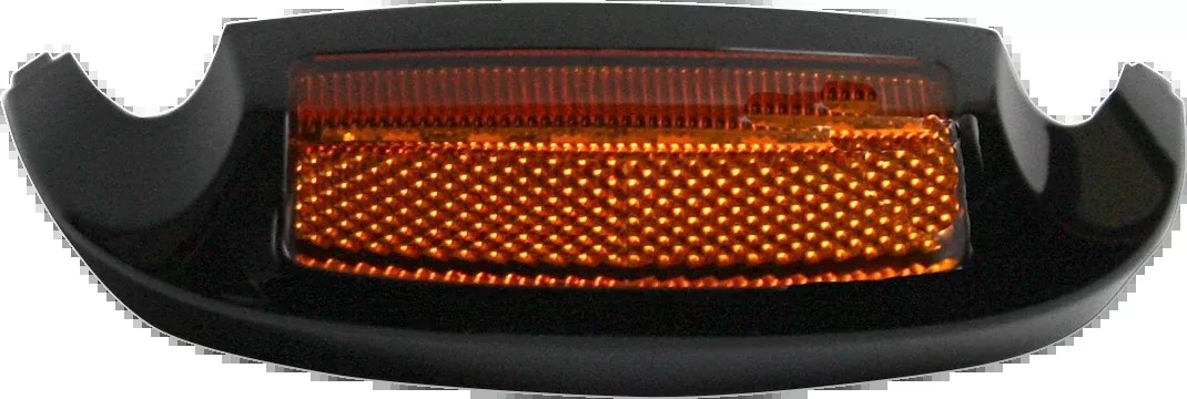 LED Front Fender Tip - Amber LED/Amber Lens - Black