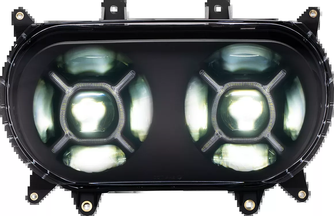 LED Headlight - Black - FLTR