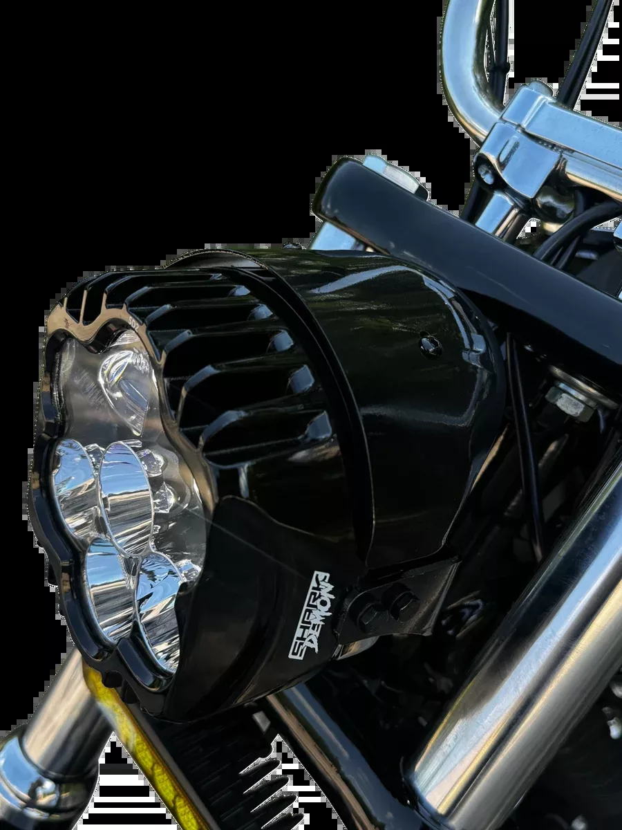 LED Headlight - Shark Demon - Pedestal Mount