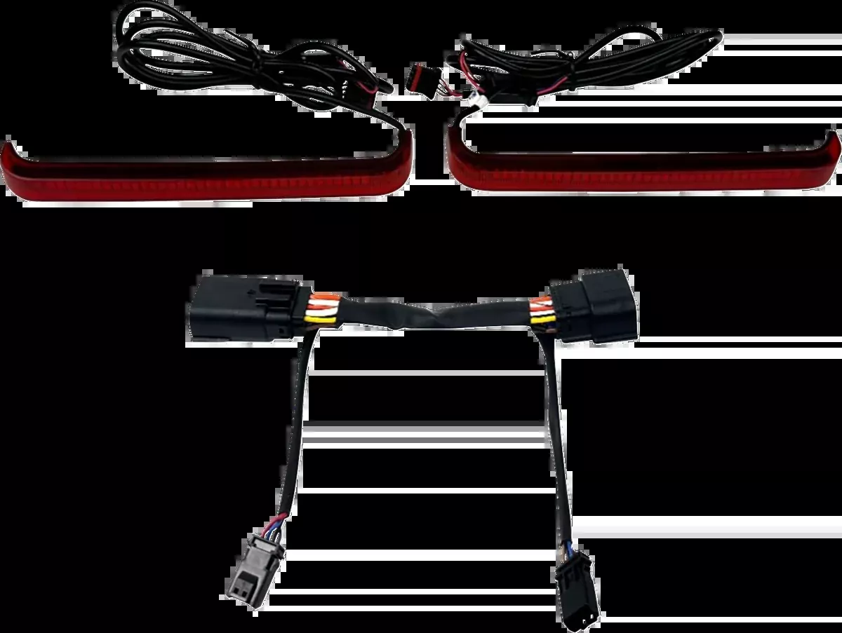 LED Saddlebag Light - Low-Profile - Red