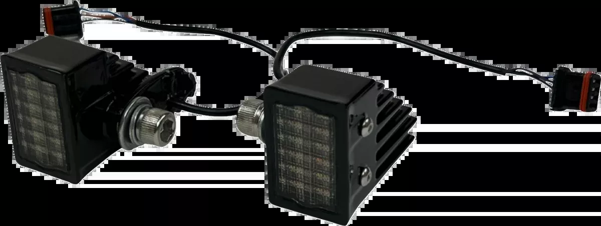 LED Turn Signals - Front - Gloss Black