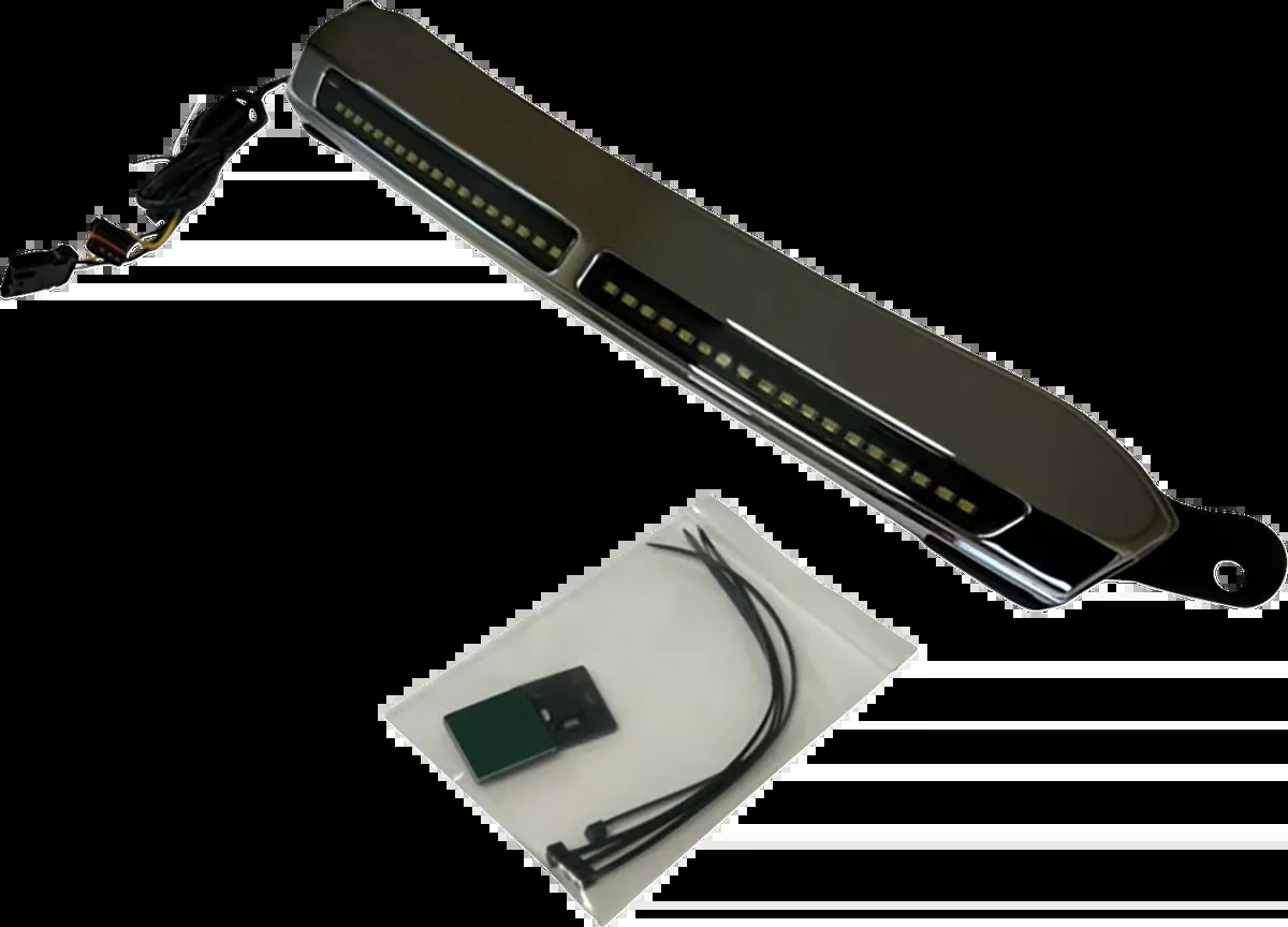 LED Windshield Trim - Chrome