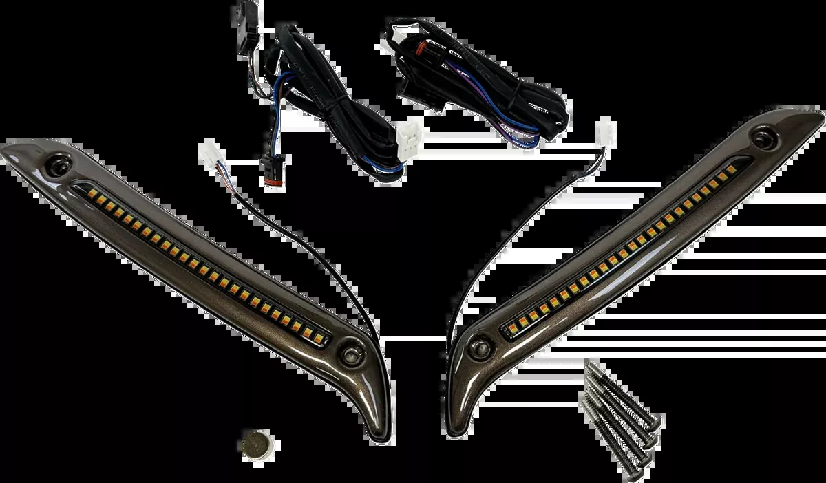 LED Windshield Trim - Dark Bronze