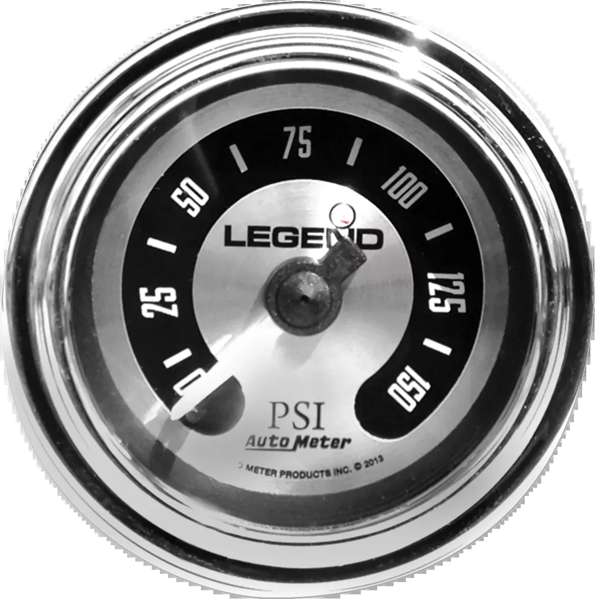 Legend Machined Fairing Mount 0-150 PSI Air Pressure Gauge for Harley Touring