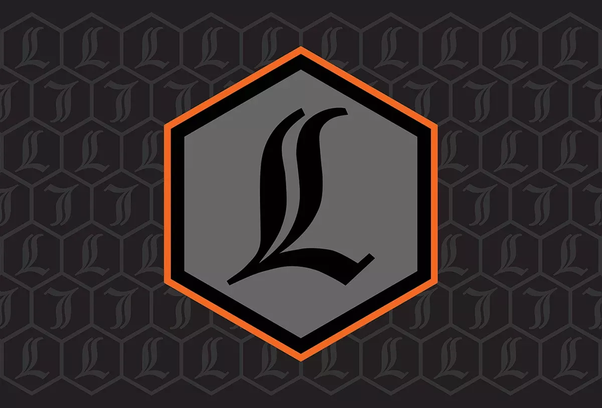 Legend REVO ARC Black Orange Logo Replacement Shock Reservoir Canister Decal