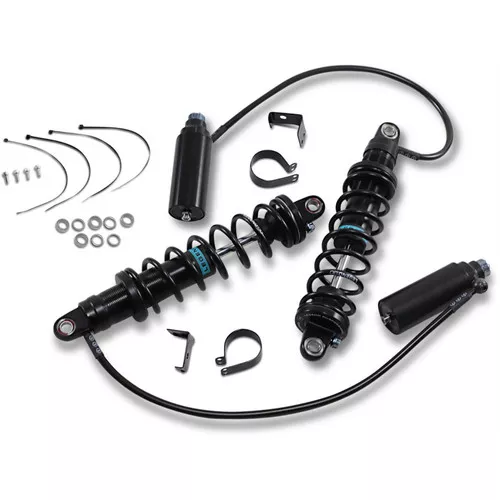 Legend Revo-Arc Remote Reservoir Coil Shocks for 2009-2013 Harley Touring