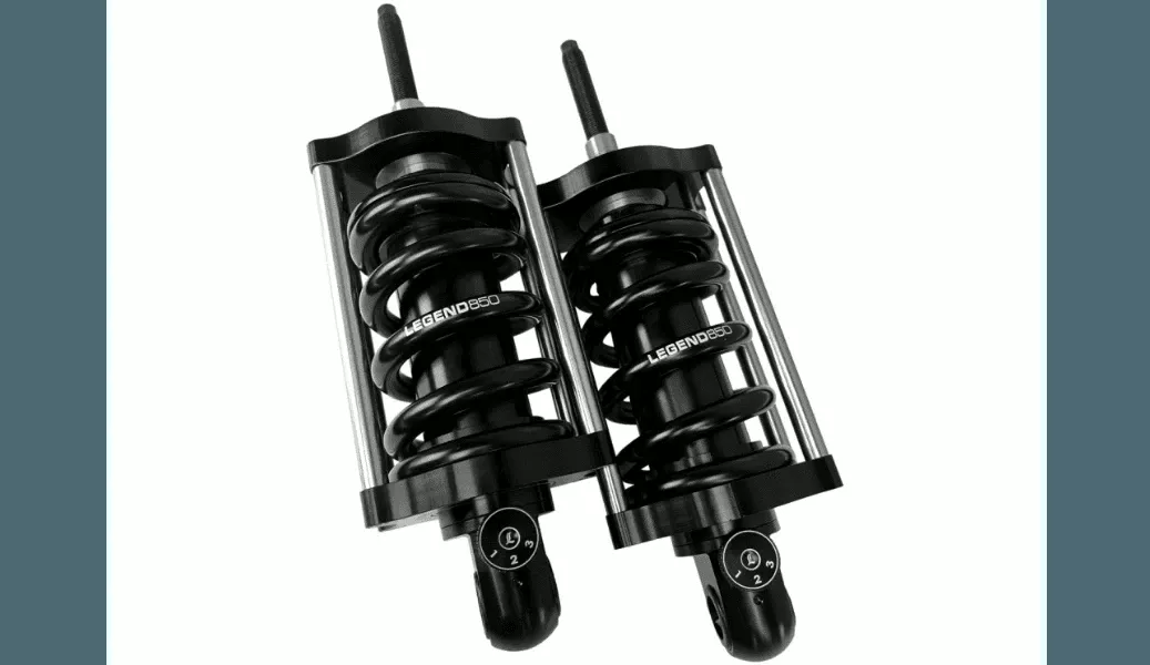 Legend REVO-A Heavy Duty Rear Suspension for '00-17 Harley Davidson Softail Models