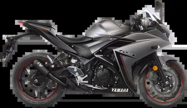 LeoVince LV-10 Slip-On Muffler – Black Stainless Steel – YZF-R3