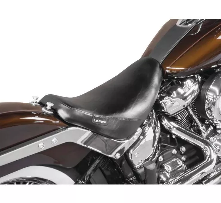 LePera Bare Bones Solo Seat for '18-Up Harley Davidson Heritage and Deluxe Models - Smooth