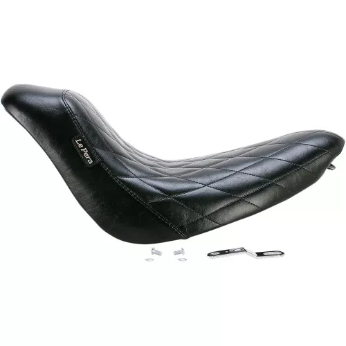 LePera Bare Bones Solo Seat for 2006-2017 Harley Softail FXST/FLSTF - Diamond