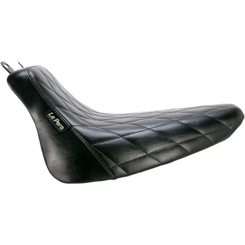 LePera Bare Bones Solo Seat for 2008-2017 Harley Softail FLSTC/N - Diamond
