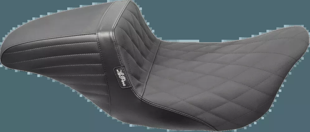 LePera Kickflip Solo Seat for '08-Up Harley Davidson Touring Models - Diamond Seat with Grip Tape (Not for '24-Up FLHX/FLTR Models)