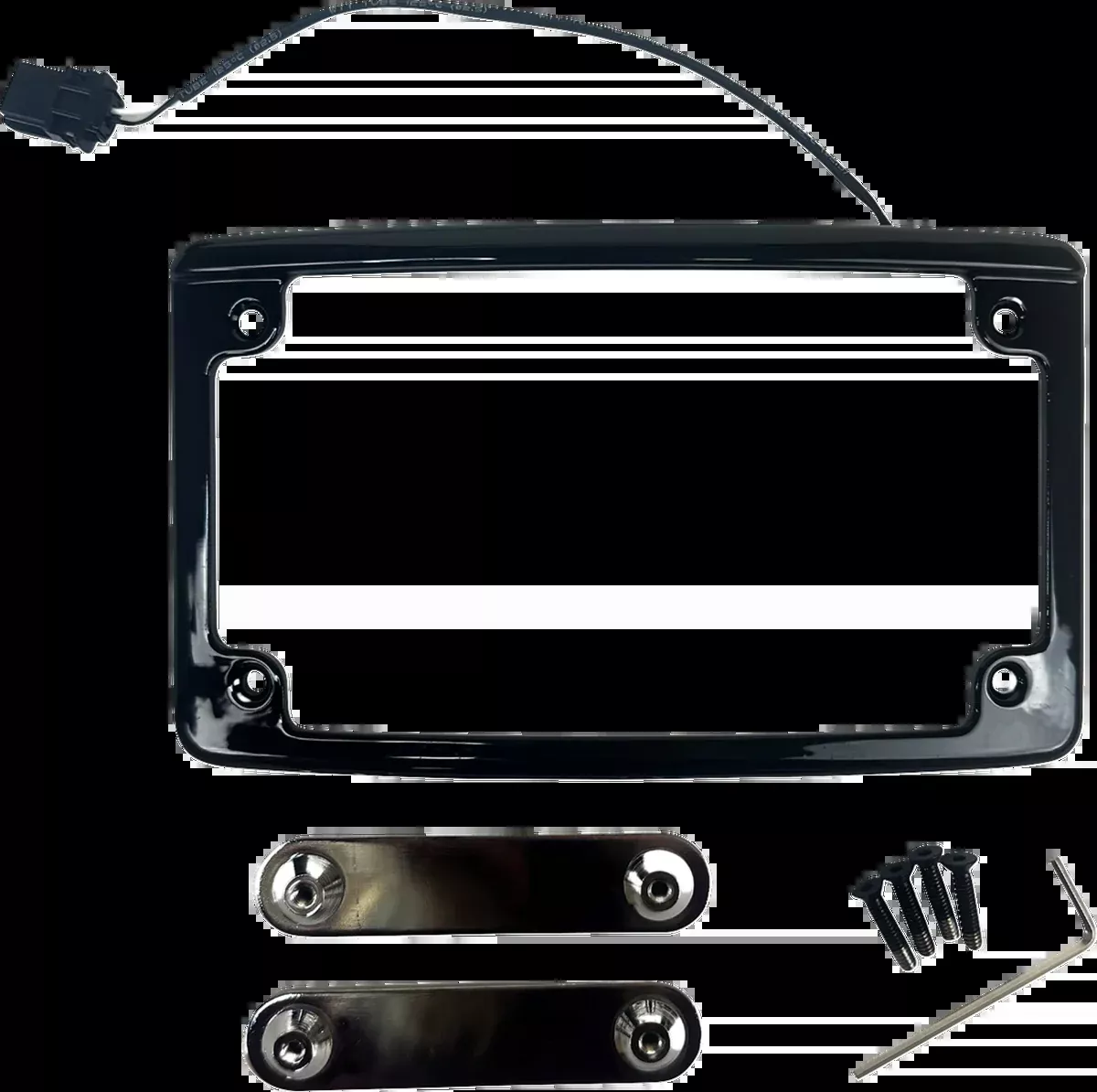 License Plate Frame - LED - Black