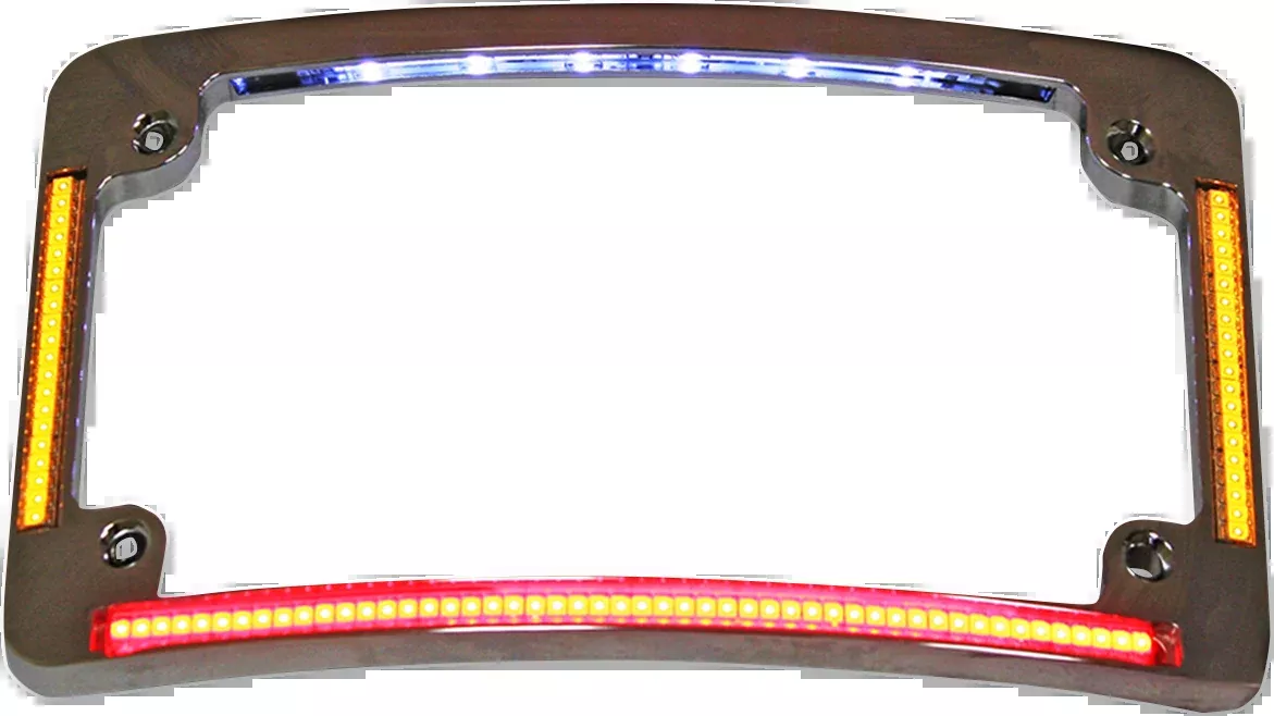 License Plate Frame - Radius - Chrome